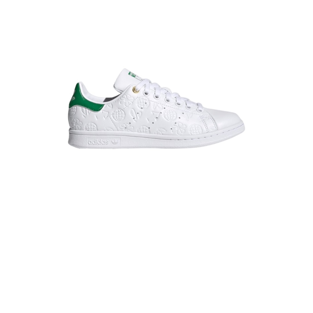 Womens Stan Smith 'Embossed Graphics - White Green' Size 10